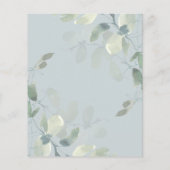 バジェットユーカリ婚約パーティ招待状 (裏面)