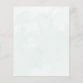 バジェットユーカリ水の色のセージ緑結婚の (裏面)