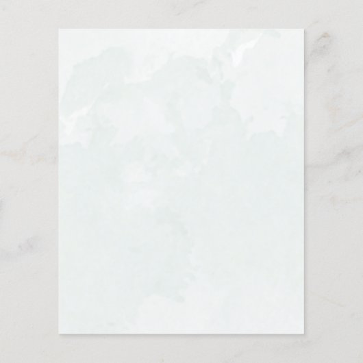 バジェットユーカリ水の色のセージ緑結婚の (裏面)