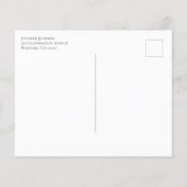 バジェットユーカリ結婚プタスハガキ招待状 (裏面)