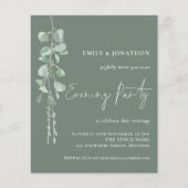 バジェットユーカリ結婚プタス夕べパーティーセージ (正面)