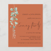 バジェットユーカリ結婚プタス夕べパーティーテラコッタ (正面)