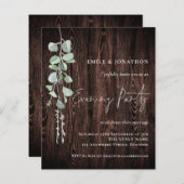 バジェットユーカリ結婚プトゥスウッドの夕べパーティー (正面/裏面)