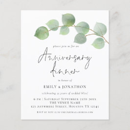 バジェットユーカリ結婚プトゥス記念日ディナー