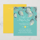 バジェットユーカリ葉グリーズ結婚式 (正面/裏面)