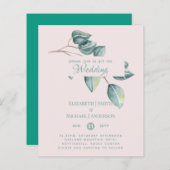 バジェットユーカリ葉グリーズ結婚式 (正面/裏面)