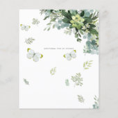 バジェットユーカリ葉グリーンリーズ・エメ結婚ラルド (裏面)