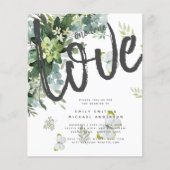 バジェットユーカリ葉グリーンリーズ・エメ結婚ラルド (正面)