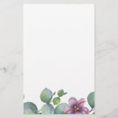 バジェットユーカリ葉プトゥスグリーンリーブライダルシャワー (裏面)