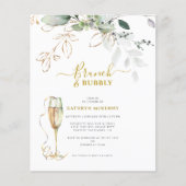 バジェットユーカリ金ゴールドダスティブルーブライダルシャワー (正面)