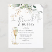 バジェットユーカリ金ゴールドダスティブルーブライダルシャワー (正面)