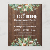 バジェットユーカリ4フォト婚約招待状 (正面)