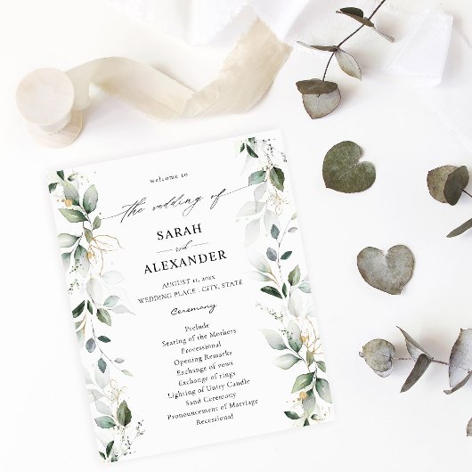 バジェットユーカリ・グロー・金ゴールド結婚ズ・セレモニー2 チラシ