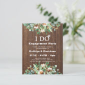 バジェットユーカリIド婚約パーティ招待状 (スタンド正面)