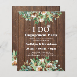 バジェットユーカリIド婚約パーティ招待状