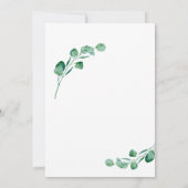 バジェットユーカリSweet sixteenパーティの招待状 招待状 (裏面)