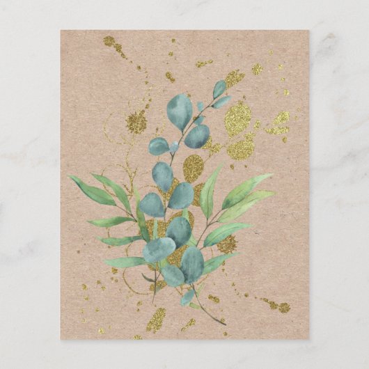 バジェットユ素朴ーカリプトゥスクラフトブライダルシャワー (裏面)