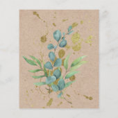 バジェットユ素朴ーカリプトゥスクラフトブライダルシャワー (裏面)