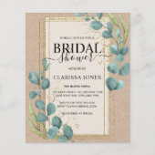 バジェットユ素朴ーカリプトゥスクラフトブライダルシャワー (正面)