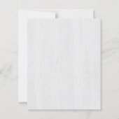 バジェットユ素朴ーカリプトゥスブライダルシャワー招待 (裏面)