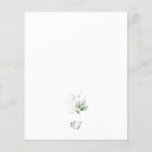 バジェットライトユーカリプトゥスグロー金ゴールド卒業パーティー チラシ (裏面)