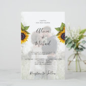 バジェットラスティックフォトQR RSVP結婚式招待状 (スタンド正面)