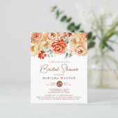 バジェットラストベージュロマンチックフローラブライダルシャワー (スタンド正面)