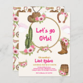 バジェットラストロデオ女性のカーボーイブライダルシャワー (正面/裏面)