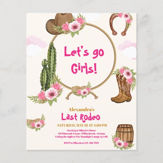 バジェットラストロデオ女性のカーボーイブライダルシャワー (正面)