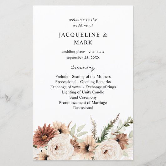 バジェットラスニュートラル結婚ボホフローラ式M (正面)