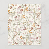 バジェットラブは開花ワイルドフラワーブライダルシャワー (裏面)