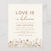 バジェットラブは開花ワイルドフラワーブライダルシャワー (正面)