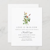 バジェットラブは開花ワイルドフラワーブライダルシャワー (正面/裏面)