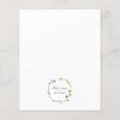 バジェットラブは開花ワイルドフラワーブライダルシャワー (裏面)