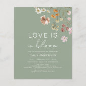 バジェットラブは開花ワイルドフラワーブライダルシャワー (正面)