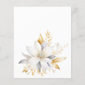 バジェットラブイン開花フローラ縁どブライダルシャワー (裏面)