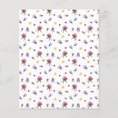 バジェットラブイン開花ワイルドフラワーブライダルシャワー (裏面)