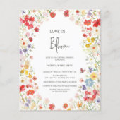 バジェットラブ開花ワイルドフラワーブライダルシャワー (正面)