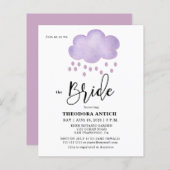 バジェットラベンダークおもしろいラウドブライダルシャワー (正面/裏面)