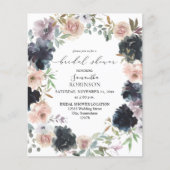 バジェットラベンダーネイビー&ピンクフローラブライダルシャワー (正面)