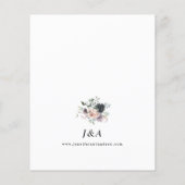 バジェットラベンダー、ネイビー、赤面ピンク結婚ズ (裏面)