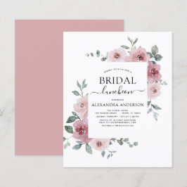 バジェットランチョンダスティバラピンクブライダルシャワー