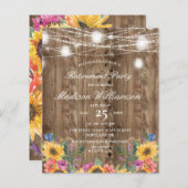 バジェットリタイアメントパーティーバーンウッド&サンフラワー (正面/裏面)