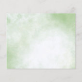 バジェットリトルかわいこちゃんオレンジベビーシャワー招待状 (裏面)