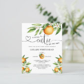 バジェットリトルかわいこちゃんベビーシャワー招待状 (スタンド正面)