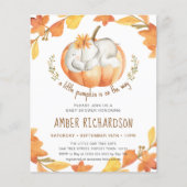 バジェットリトルカボキンエレファントガールベビーシャワー チラシ (正面)