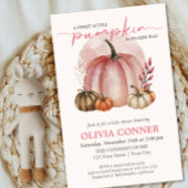 バジェットリトルカボキンガールベビーシャワー招待状 チラシ