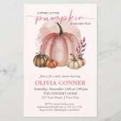 バジェットリトルカボキンガールベビーシャワー招待状 チラシ (正面)