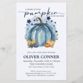 バジェットリトルカボキンボーイベビーシャワー招待状 チラシ (正面)