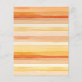 バジェットリトルカボチャ秋赤ちゃんシャワー招待 (裏面)